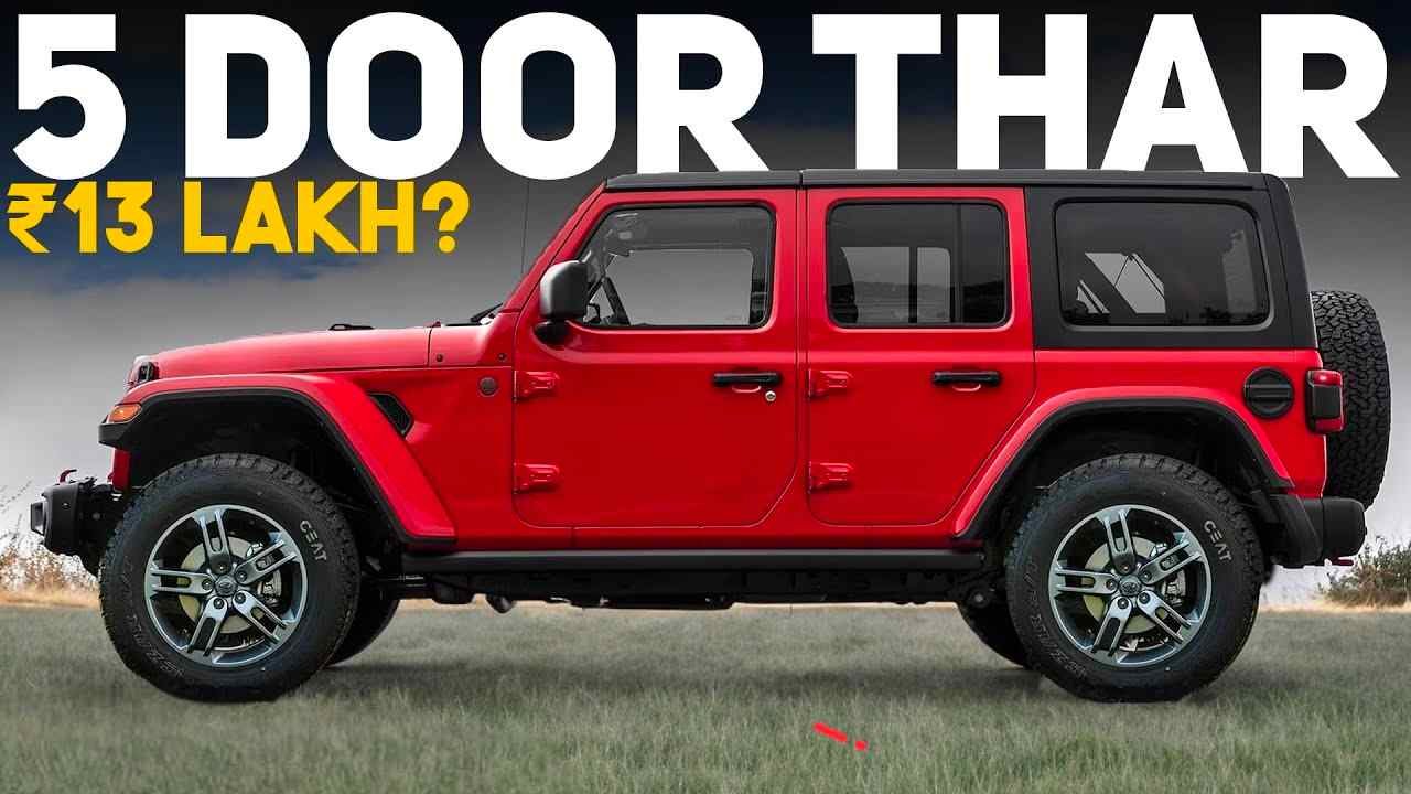 Mahindra Five-door Thar Launch Date, Expected Price Rs. 15.00 Lakh & Images