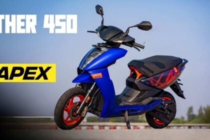 Ather 450 Apex price, power, range, design, India launch details